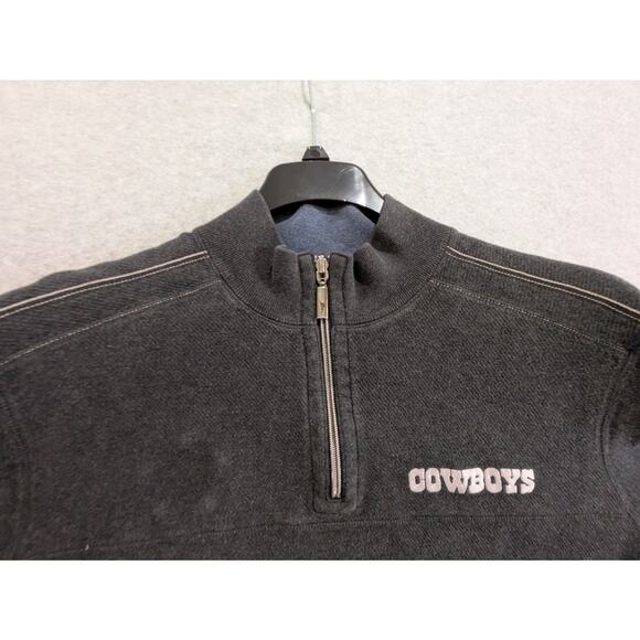 Dallas Cowboys NFL Football Tommy Bahama Reversible Sweatshirt Mens M Blue Gray - Picture 12 of 16